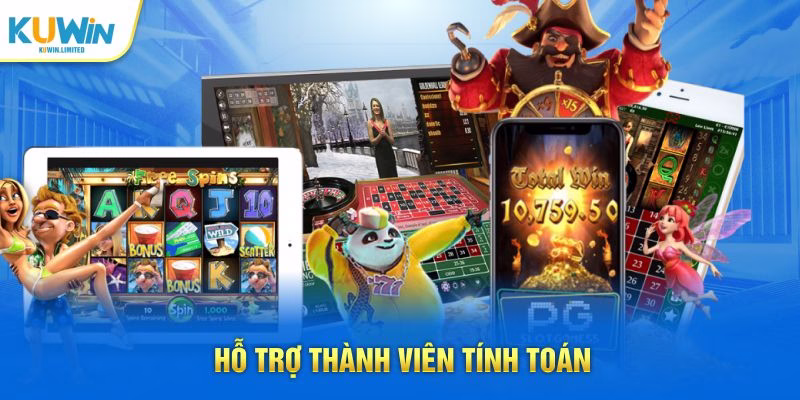 Phần mềm tự động tính toán tiền thắng một cách nhanh chóng